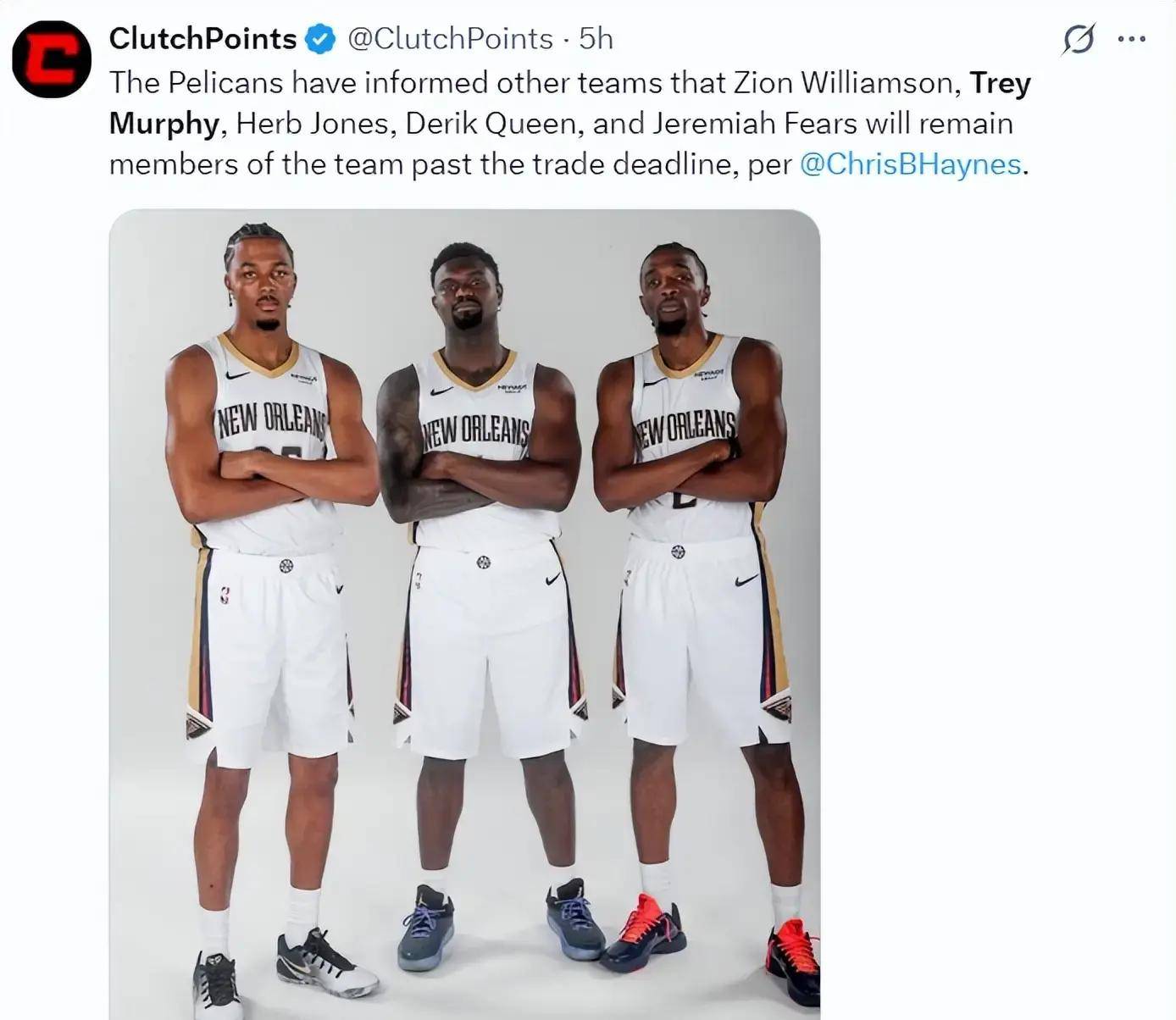 金年会官方在线入口-关于NBA总决赛赛程吃紧，新奥尔良鹈鹕赛后内部沟通，更衣室稳定，球队文化再被提及的信息